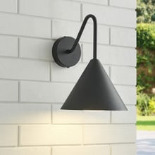 Presley Curved Arm Outdoor Wall Light
